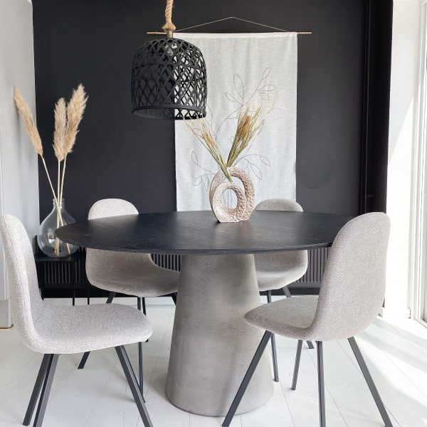 Tafel Natuurlijk eiken rond 6