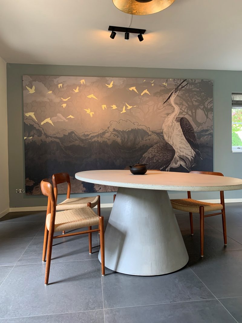 Bogard Beton tafel ovaal cone leg 2