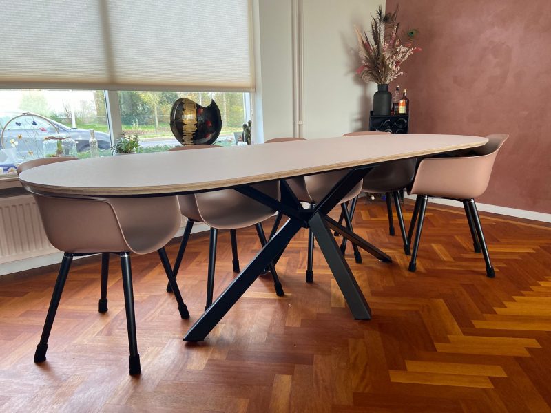 Bogard Linoleum Tafel | Powder Roze