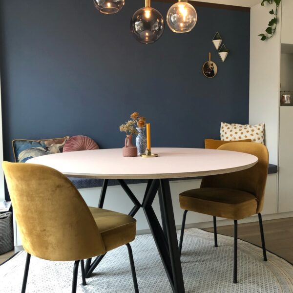 Ronde Linoleum Tafel Bogard 1