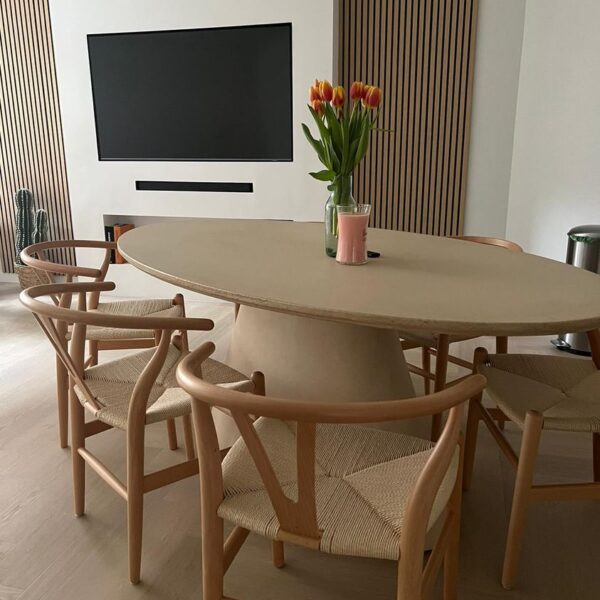 Bogard ovale beton tafel | Stone 1