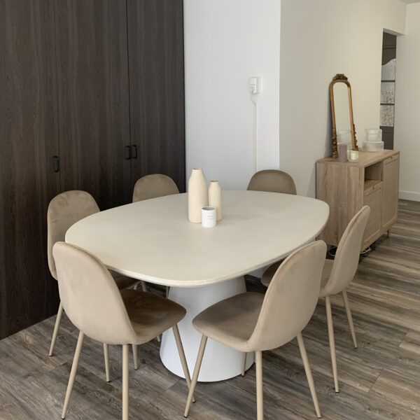 Bogard beton tafel - pebble | White 3