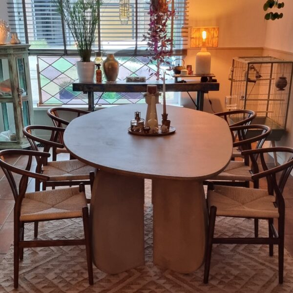 beton tafel | Mink organische vorm