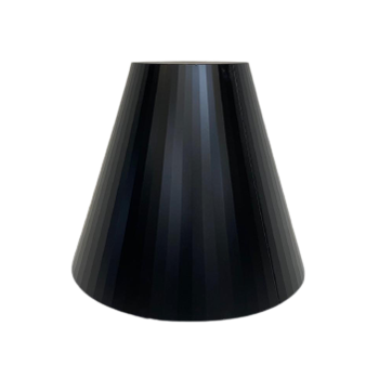 Cone-leg Large | zwart metaal