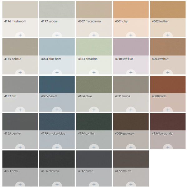 Linoleum Furniture kleurenstaal