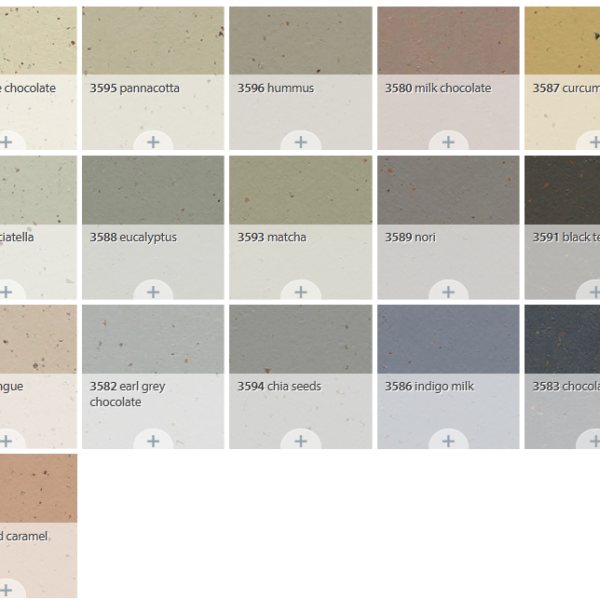 Terrazzo kleurenstaal