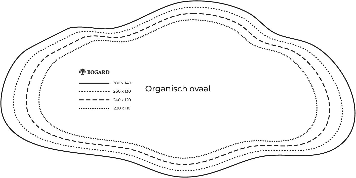 Knippatroon Organisch ovaal