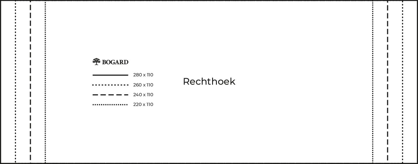 Knippatroon Rechthoek
